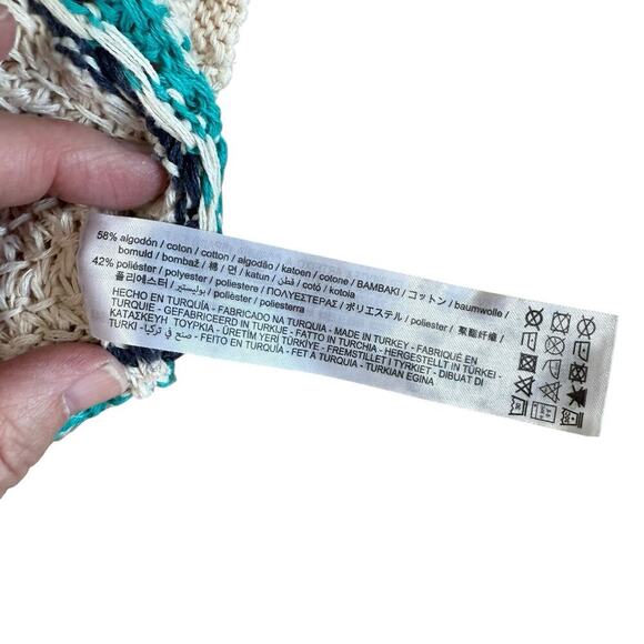 Zara Crochet Top Small Multicolor Bohemian Hippie Boho Whimsical Granolagirl - Picture 7 of 10